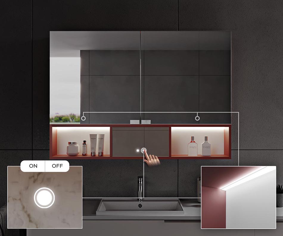 LED осветление на нишите