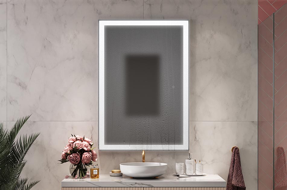 Огледалата за баня се замъгляват твърде много, особено в малки бани. За да се отървете веднъж завинаги от парата , просто включете подгряващата подложка. Нагревателят предпазва от замъгляване на огледалото. Работната зона на устройството зависи от конфигурацията на огледалото (размер и избрани аксесоари, като станция / Козметично огледалце). Минималният размер на изпарението е 20x30 cm, а максималният размер е 40x60 cm.