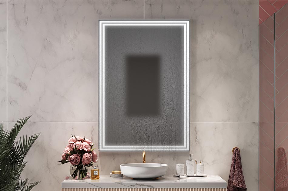 Огледалата за баня се замъгляват твърде много, особено в малки бани. За да се отървете веднъж завинаги от парата , просто включете подгряващата подложка. Нагревателят предпазва от замъгляване на огледалото. Работната зона на устройството зависи от конфигурацията на огледалото (размер и избрани аксесоари, като станция / Козметично огледалце). Минималният размер на изпарението е 20x30 cm, а максималният размер е 40x60 cm.
