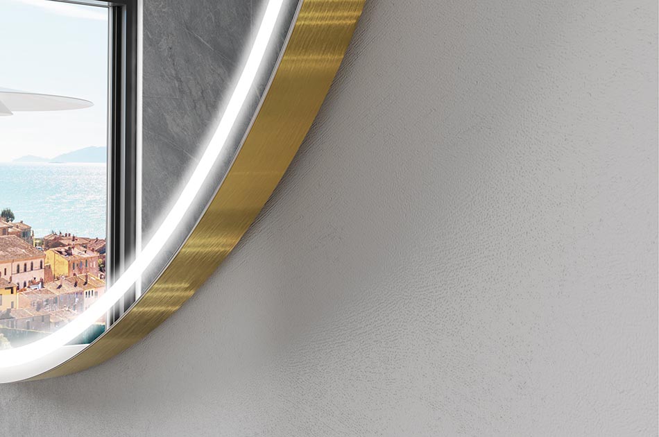 Интелигентно огледало с неправилна форма, идеално за модерната баня | ARTFORMA