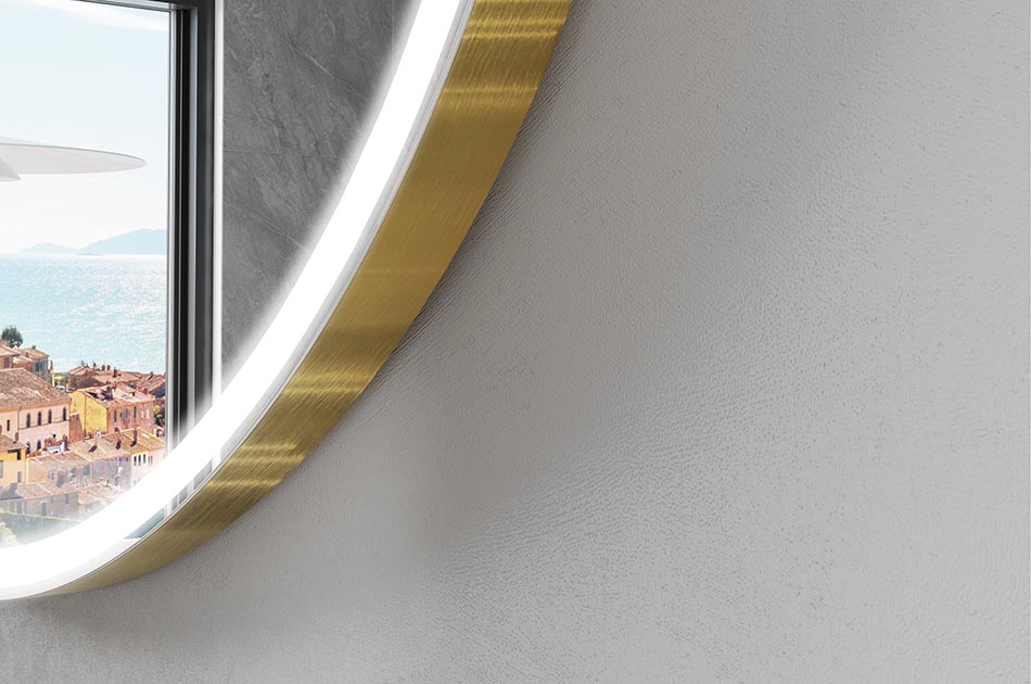 Интелигентно огледало с неправилна форма, идеално за модерната баня | ARTFORMA