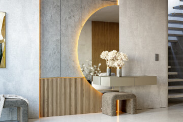 Полукръгли огледала