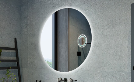 Кръгли класически огледала с осветление