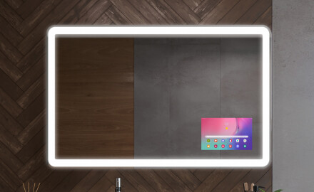 Заоблени огледала с декоративно покритие