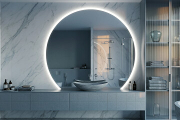 Полукръгли огледала