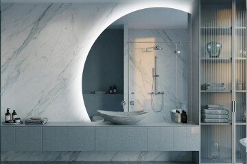 Огледало четвърт кръг