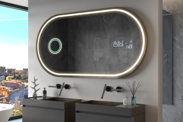 LED огледала в рамка