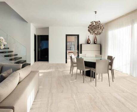 Грес за под 60x120 см, бежов, матов A4H1063 Memento Travertino Ambra Mat