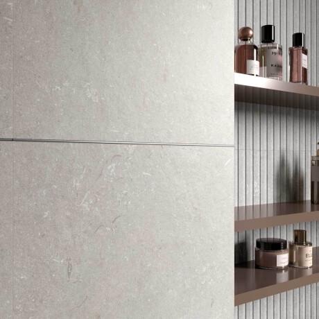 Грес за стена 60x120 см, сив матов A4H1097 Shellstone Grigio Rigat-One #4