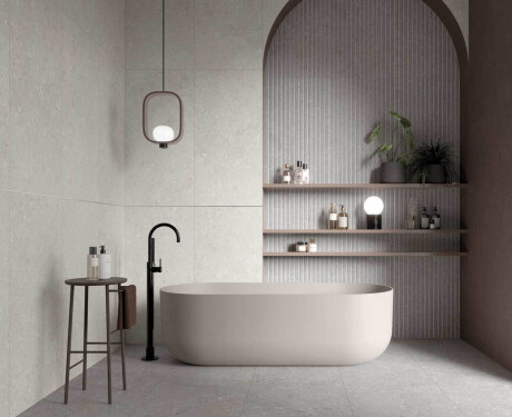 Грес за под 60x120 см, цвят „таупе“, матов, A4H1102 Shellstone Taupe