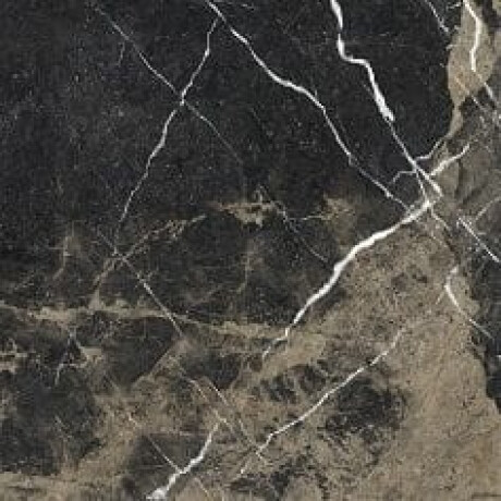 Глазиран гранитогрес за под „Pierre Black“ 120x120 см, черен, гланцов, със златни жилки, ректифициран A4H197 #10