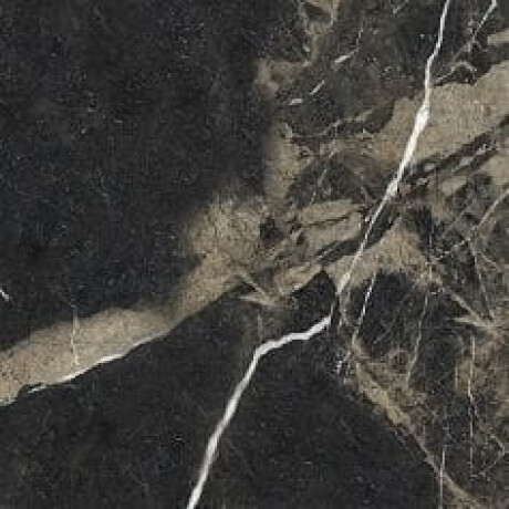 Глазиран гранитогрес за под „Pierre Black“ 120x120 см, черен, гланцов, със златни жилки, ректифициран A4H197 #13