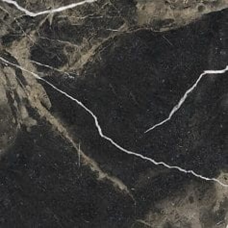 Глазиран гранитогрес за под „Pierre Black“ 120x120 см, черен, гланцов, със златни жилки, ректифициран A4H197 #19