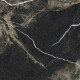 Глазиран гранитогрес за под „Pierre Black“ 120x120 см, черен, гланцов, със златни жилки, ректифициран A4H197 #19