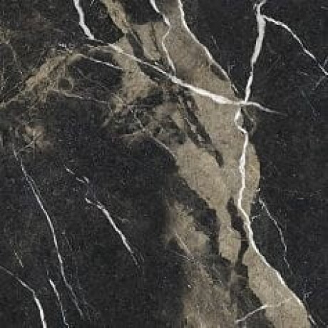 Глазиран гранитогрес за под „Pierre Black“ 120x120 см, черен, гланцов, със златни жилки, ректифициран A4H197 #20