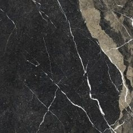 Глазиран гранитогрес за под „Pierre Black“ 120x120 см, черен, гланцов, със златни жилки, ректифициран A4H197 #22