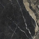 Глазиран гранитогрес за под „Pierre Black“ 120x120 см, черен, гланцов, със златни жилки, ректифициран A4H197 #22