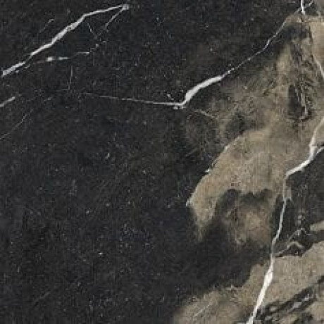 Глазиран гранитогрес за под „Pierre Black“ 120x120 см, черен, гланцов, със златни жилки, ректифициран A4H197 #23
