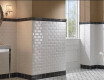 Керамична плочка с фаска за стена 10x20, бяла, гланцова, с фаска A4H22 Blanco Brillo