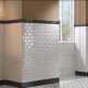Керамична плочка с фаска за стена 10x20, бяла, гланцова, с фаска A4H22 Blanco Brillo #1