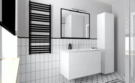 Керамична плочка за стена 10x20, бяла, матова, плоска, A4H23 Blanco Mate
