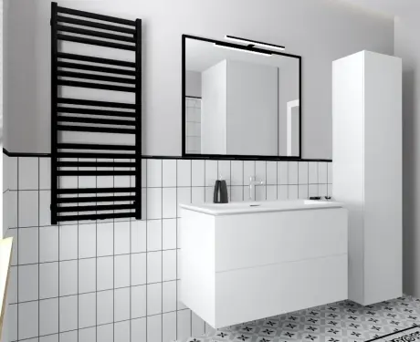Керамична плочка за стена 10x20, бяла, матова, плоска, A4H23 Blanco Mate