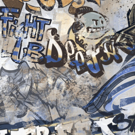 Глазиран гранитогрес за под 120x280 см, сив матов, ректифициран A4H248 City Graffiti Grey #5