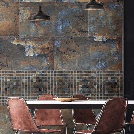 Глазиран гранитогрес за под 120x120 см, кафяв матов, ректифициран A4H265 City Multicolor #4