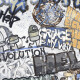 Глазиран гранитогрес за под 120x280 см, сив матов, ректифициран A4H640 City Graffiti White #4