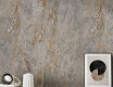 Грес за под 120x120, сив мрамор със златисти жилки, гланц A4H723 Sarankolin