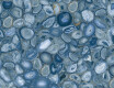 Голямоформатен гранитогрес 120x280, син агат, гланц, A4H832 Aghatina Azul