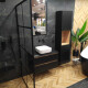 Глазиран гранитогрес за под 60x120 см, черен матов, ректифициран A4H85 Iroc Black #3