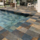Грес за стена 60x120 см, кафяв с ръждиви акценти, матов A4H892 Pizarra Bali #6