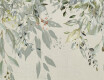Грес за стена 60x120 см, сив, с флорални мотиви, матов, A4H918 Flower