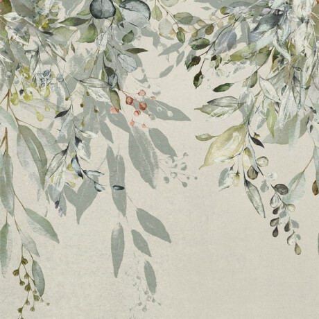 Грес за стена 60x120 см, сив, с флорални мотиви, матов, A4H918 Flower #1