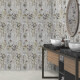 Грес за стена 60x120 см, сив, с флорални мотиви, матов, A4H919 Glame #2