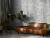 Грес за стена 60x120 см, сив, с флорални мотиви, матов, A4H923 Lirio