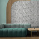 Грес за стена 60x120 см, сив, с флорални мотиви, матов, A4H923 Lirio #3