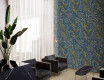 Стенни плочки 60x120 см, сини, с растителни мотиви, матови A4H924 Majorele