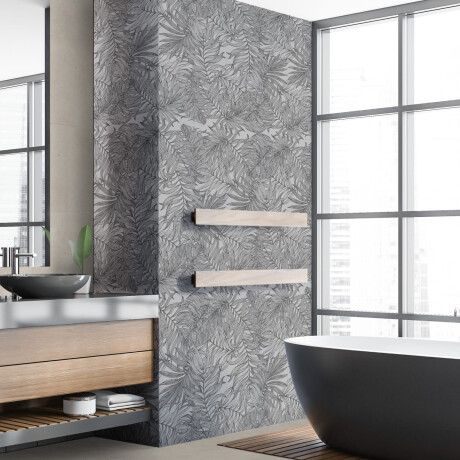 Грес за стена 60x120 см, сив, с растителни мотиви, матов, A4H925 Panaria #2