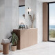 Голямоформатен гранитогрес 100x100, мрамор с жилки, гланц A4H944 Saffire Pearl #6