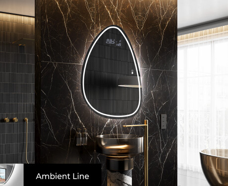 Неправилни модерни декоративни огледала за стена B223