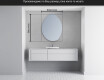 Неправилни модерни декоративни огледала за стена U221 #4