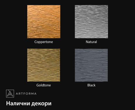 Огледало за баня с елегантна метална декорация L289 #2