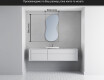 Неправилни модерни декоративни огледала за стена K221 #4