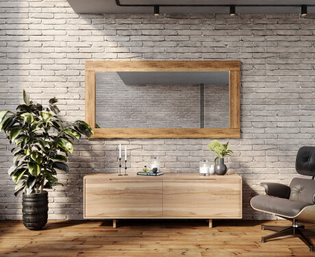 Огледало в дъбова рамка L224 #5