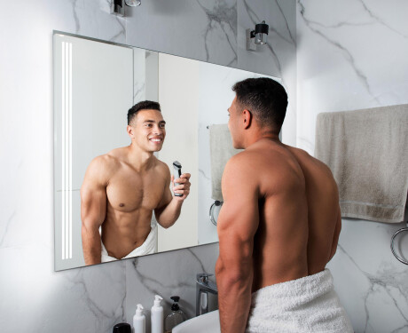 Огледало С LED Осветление С Батерия L131 #6