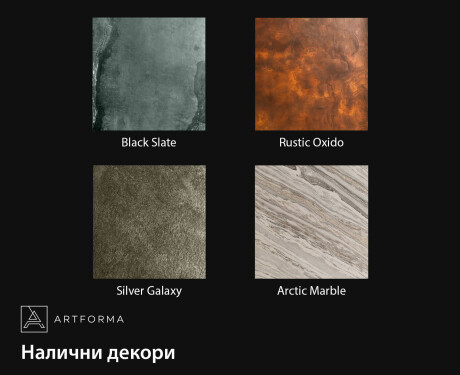 Огледало за баня с каменен ламинат L295 #2
