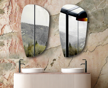 Неправилни bертикален огледала L215 #6