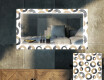 Декоративно Огледало С Подсветка LED За Хол - Donuts #1